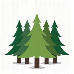 森と木のアイコン